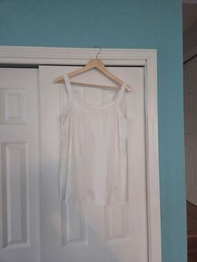 Derek Heart Plus White Square-Neck Camisole